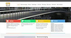 Desktop Screenshot of betonvereniging.nl